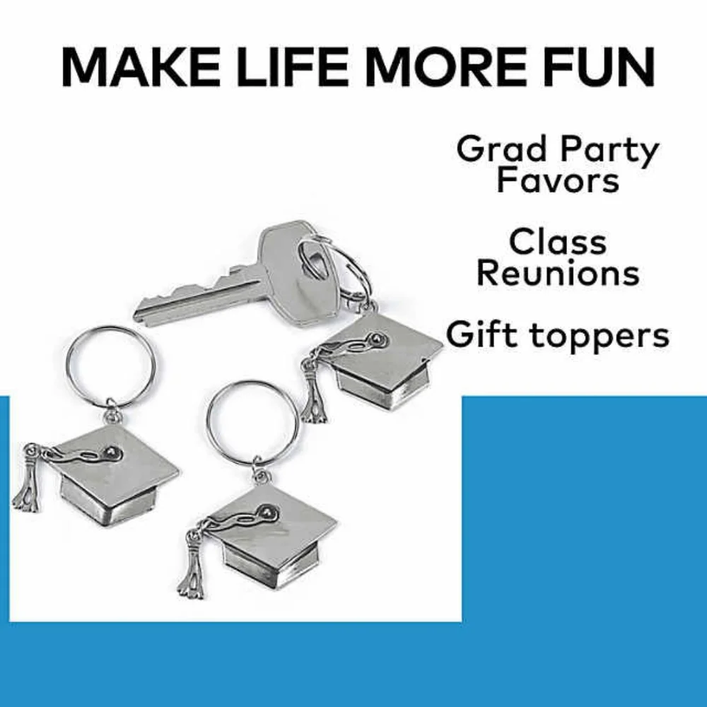 Graduation Cap Keychain - Picture 6 of 6